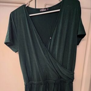 Short sleeve jumpsuit